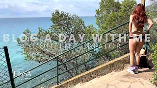 Vlog Lissa Brown Goes to a Nudist Beach to Film a Custom Video