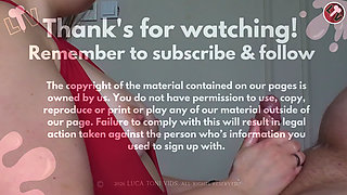 Close up of My Hot Wife Hot Tits and Her Giving Me Hot Dick and Balls Massage