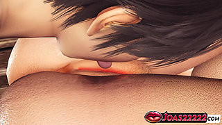 Rule34 Elf Reina 3D Animation - Kissing Masturbation, Piledriver Pussy Licking, Fingering Squirt