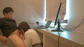 Stepmother from Korea involved in a steamy affair with a mature Chinese model