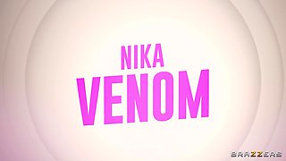 Frenemies Who Fuck: Chubby Lesbians Paige Owens and Nika Venom Fingering In The Kicthen