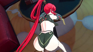 Wuthering Waves - Yinlin Gets Stuffed by Two Bbcs in Hardcore Threesome - 3D Hentai Animations