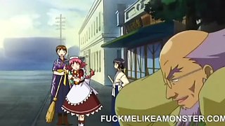 Anime babe fucks cock after blowjob