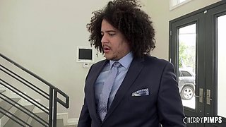 Wimpy Husband Struggles to Pound His Sexy Milf Wife