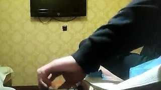 Amateur latin caught by hidden cam