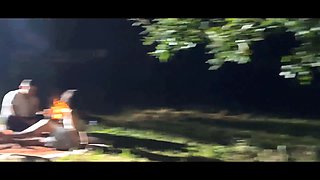 Hunt4k. hot czech teenie chloe heart leaped on a huge hunter’s cock outdoors in front of her boyfriend