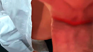 Sweet POV Blowjob and Rimming: German Brunette with Glasses Passionately Sucks Cock Until Cum, Until He Cums