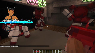 Minecraft Sexcraft the Jenny Mod Fnaf - Some Real Nice Poses From an Animatronic and a Hand Job