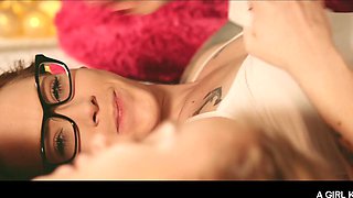 Aislin Delights in Orgasmic European Lesbian Licking