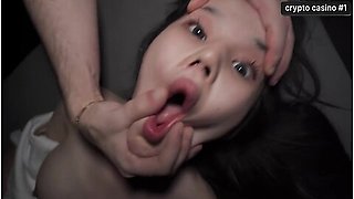 Made In Japan - Asian Cutie Tries Euro Dicks