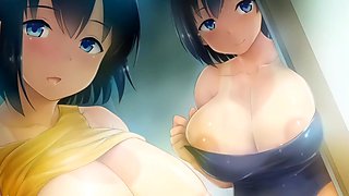 Hentai 'A Countryside Sex Life': Curvy Buxom Hazuki Has Sex With Her Stepcousin During Summer Break