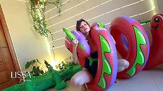 I Am the Prey of a Giant Inflatable Snake