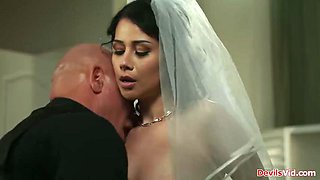 Stepson watching his stepdad fucking his wife after wedding