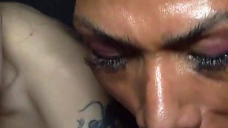 Sloppy Wet Double Blowjob with Hot Brunette