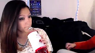 Slutty amateurs sucking cocks in group sex party