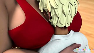 Gym trainer gets cock throbbing and swallows every drop fast
