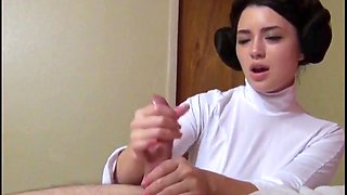 Amateur Handjob Massage with Cumshot Orgasm