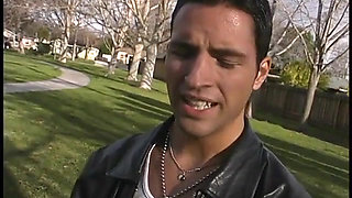 Lusty Latina gets her round ass pounded doggy style