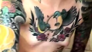 Latina teen Renae Cruz hot solo dildo masturbation