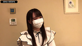 Maid Cafe Secret Play. Slim Beauty Smiles Innocently While Breaking Every Rule Behind Closed Doors.
