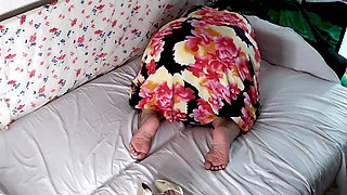 Cream All Over His Black Cock in the Afternoon