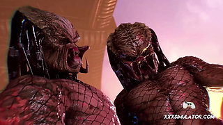 Sci-Fi Hottie Is Held Down & Fucked by Monsters in Every Hole in This Parody Creampie Hell