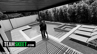 Security Cameras Catch Millie Morgan's Wild Random Hookup with Donnie Rock