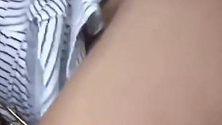 Crowded Bus Chaos. Her Lifted Miniskirt and Tight Curves Drive Every Passenger Wild - P13
