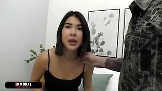 Lady Dee Cheats on Partner with Perfect Ass Brunette Cuckold 4K