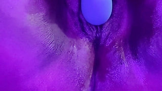 Pounding My Pussy with Big Dildo Stimulating My Big Clit