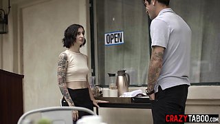 Lucky guy fucked naughty petite teen