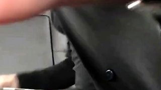 Blonde Ukrainian Girl Masturbates in Car on Webcam