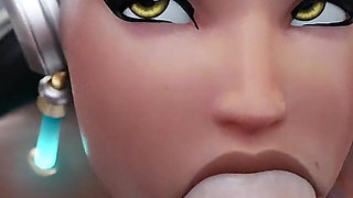 Symmetra Likes Big Dick in Her Ass - 3D Overwatch Anal Animation