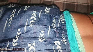 At night, when Sudha Bhabhi was taking off all her clothes and bringing her naked to the bed, fingering her ass, her brother-in-law saw her and fought his cock.