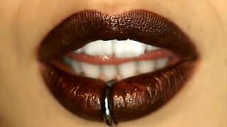 Busty blonde Kay Carter takes big black cock to help relieve work stress