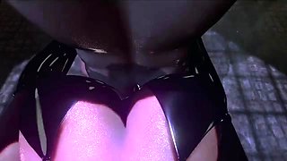Hardcore sex in the castle in 3d