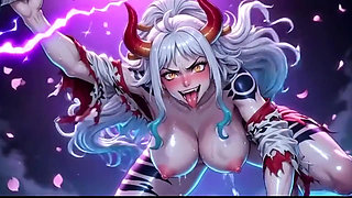 Ai Yamato Compilation of One Piece Shiny and Wet Body in Explicit Split Pose