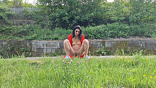 Naked Outdoors and Pissing