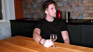 Rough Domination, Squirt and Feet Licking a Horny Babe