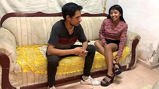 Fucking my 18-year-old Mexican neighbor - AngelHotmex