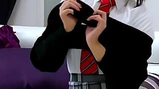 Dressing Schoolgirl Featuring Bryoni-kate