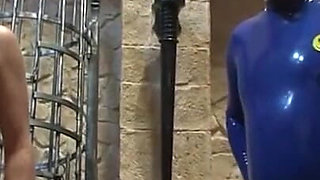 Humiliated and pressed cock into the cactus