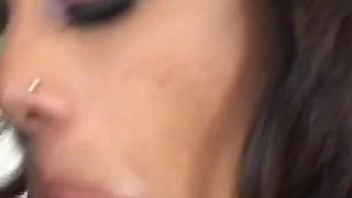 BBC Pounding Sexy Brunette in Wild Hardcore Session