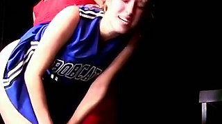 Cheerleader Is Spanked Before Practice