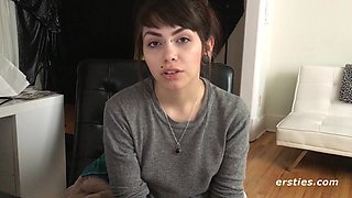 Ersties - Sloan Uses A Dildo While Pleasuring Herself