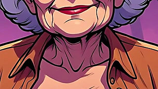 Topless Cartoon Grannies