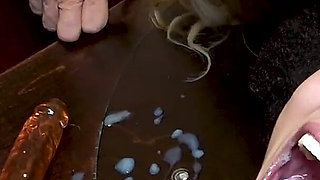 Bar-sluts Gangbang - Lia in Swallow Mode!