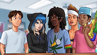 MissKitty2K remastered in Summertime Saga - 31 Standing Up For Your Friends