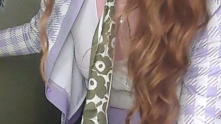 Amateur blondie solo anal masturbation