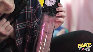 Naughty miss's toys sex